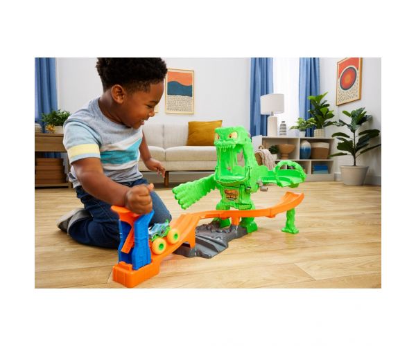 Hot Wheels Monster Trucks Slimeszörny Káosz Pályaszett - Mattel