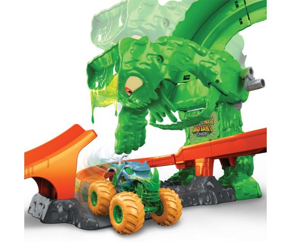 Hot Wheels Monster Trucks Slimeszörny Káosz Pályaszett - Mattel