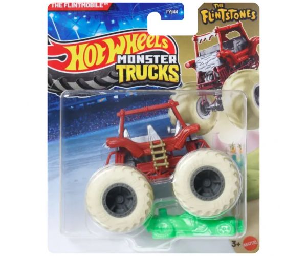 Hot Wheels Monster Trucks: The Flintmobile monster kisautó 1/64 – Mattel