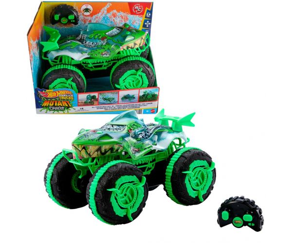 Hot Wheels Monster Trucks Távirányítós Kétéltű Great Bite 1/15 - Mattel