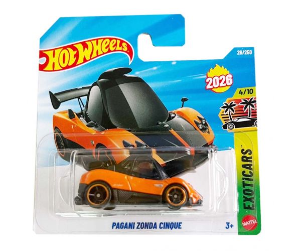 Hot Wheels: Pagani Zonda Cinque kisautó 1/64 - Mattel