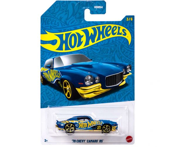 Hot Wheels Pearl & Chrome: '70 Chevy Camaro RS kisautó 1/64 - Mattel