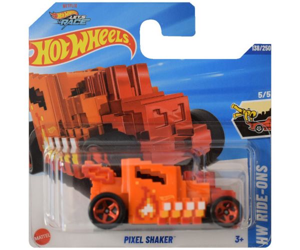Hot Wheels: Pixel Shaker narancssárga kisautó 1/64 - Mattel