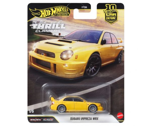Hot Wheels Premium: Cool-túra Subaru Impreza WRX kisautó 1/64 - Mattel