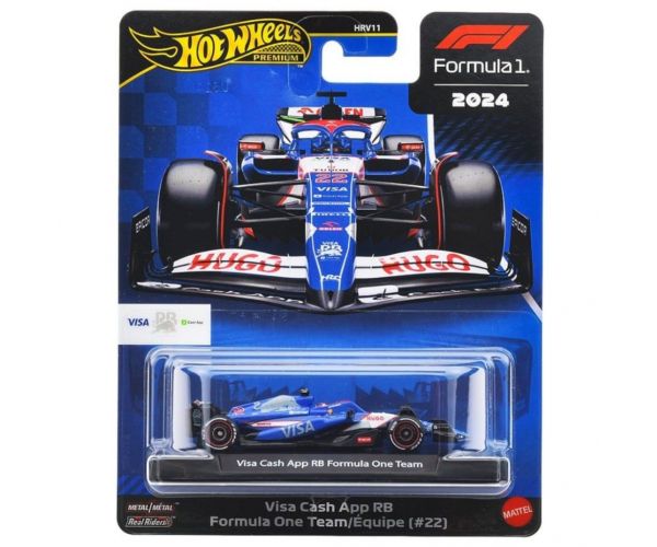 Hot Wheels Premium: Visa Cash App RB Formula 1 No. 22 kisautó 1/64 – Mattel