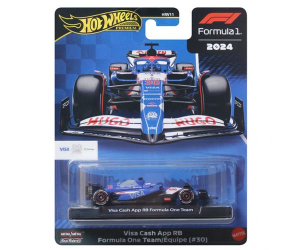 Hot Wheels Premium: Visa Cash App RB Formula 1 No.:30 kisautó 1/64 - Mattel