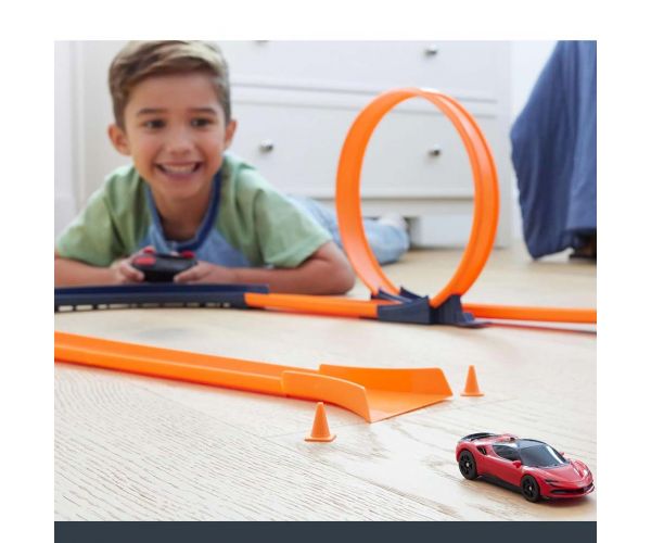 Hot Wheels: RC Ferrari távirányítós kisautó 1/64 - Mattel
