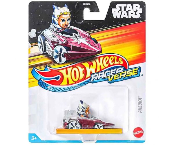 Hot Wheels: RacerVerse - Star Wars Ahsoka karakter kisautó - Mattel