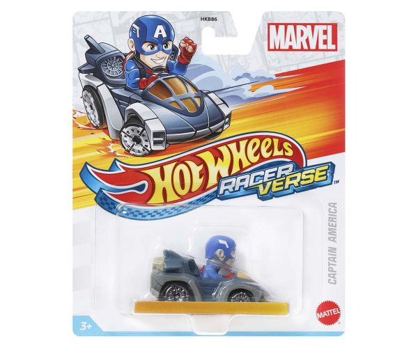 Hot Wheels: RacerVerse Amerika Kapitány kisautó 1/64 – Mattel