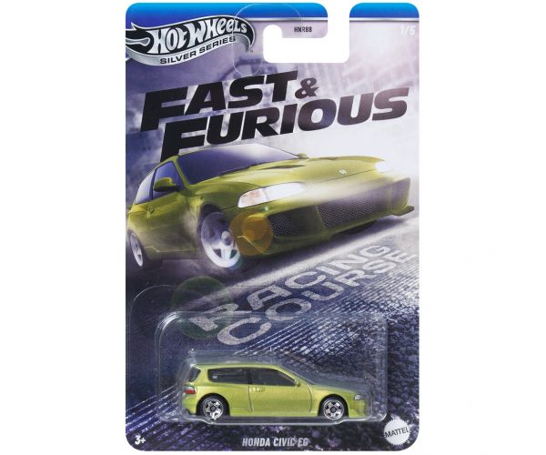 Hot Wheels: Halálos iramban Honda Civic EG kisautó 1/64 - Mattel