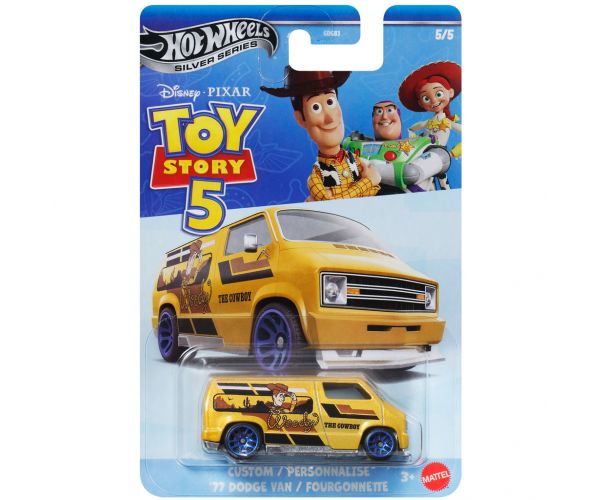 Hot Wheels Silver Series: Toy Story '77 Dodge Van kisautó 1/64 - Mattel