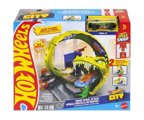 Hot Wheels: Kígyótámadás pályaszett - Mattel