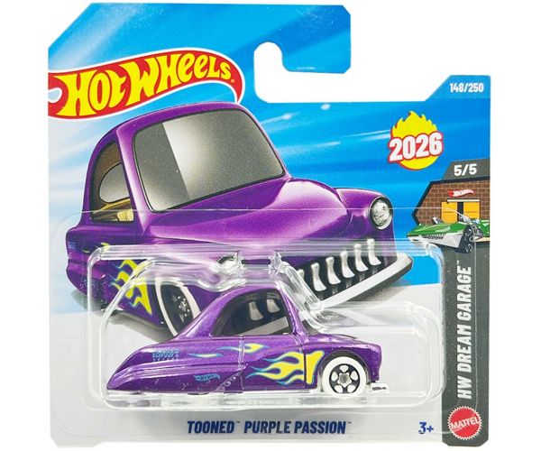 Hot Wheels: Tooned Purple Passion kisautó 1/64 - Mattel
