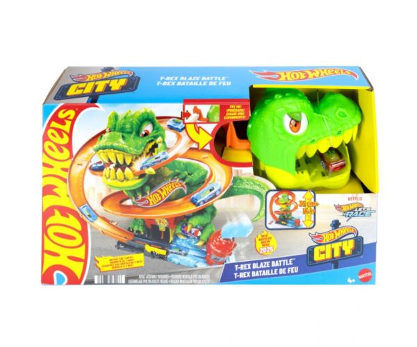 Hot Wheels: T-Rex Támadás pályaszett - Mattel
