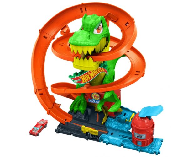 Hot Wheels: T-Rex Támadás pályaszett - Mattel