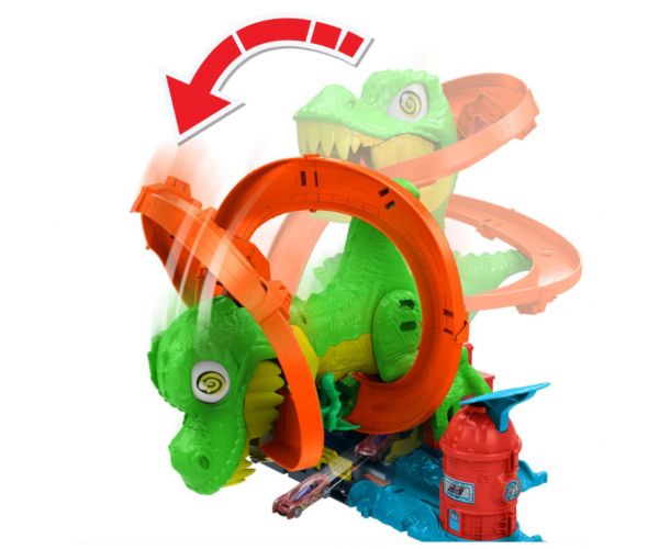 Hot Wheels: T-Rex Támadás pályaszett - Mattel