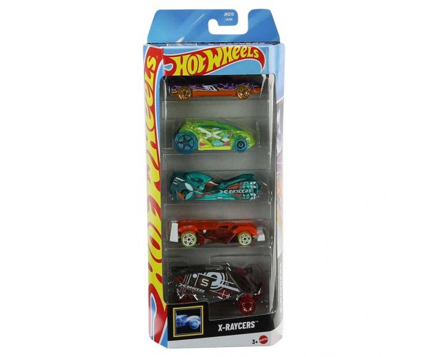Hot Wheels X-Raycers 5 db-os kisautó szett 1/64 – Mattel