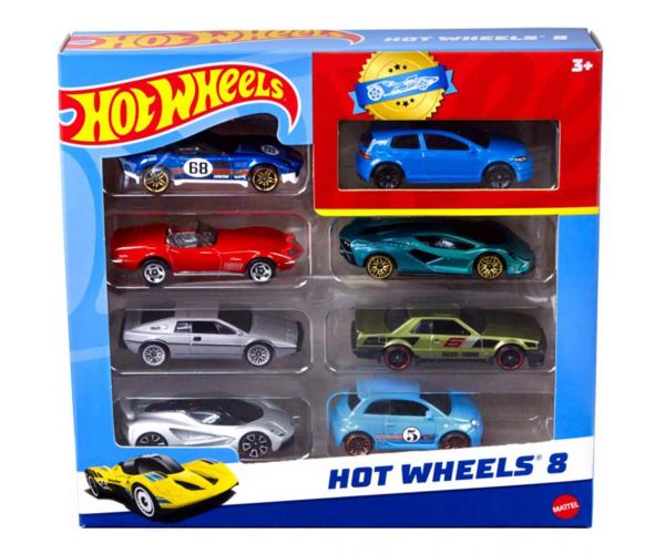 Hot Wheels kisautó 8db-os csomag - Mattel