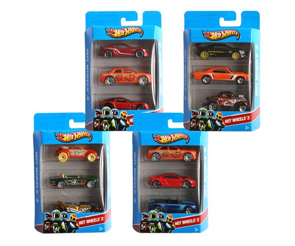 Hot Wheels kisautók (3 darabos)