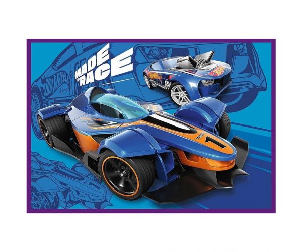 Hot Wheels versenyautók 4x250db-os puzzle - Trefl