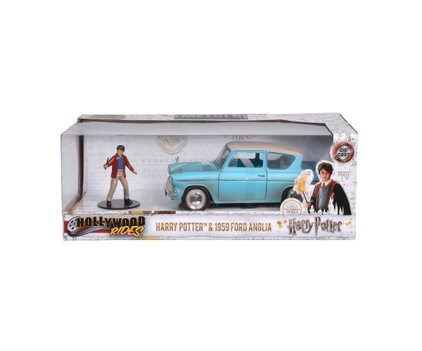 Hollywood Rides - Harry Potter: 1959 Ford Anglia fém autómodell 1/24 - Simba Toys