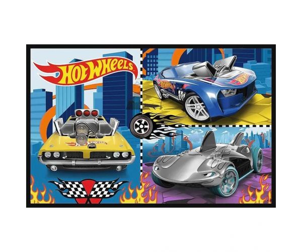 Hot Wheels - 2 x 70 db-os puzzle - Trefl