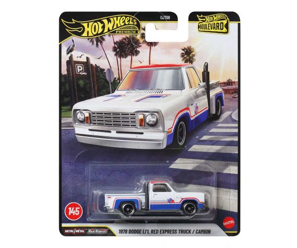 Hot Wheels Boulevard: 1978 Dodge Lil Red Express Truck kisautó 1/64 - Mattel