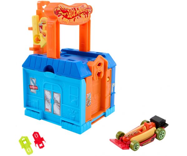 Hot Wheels: City Dine & Go autós étterem alap pályaszett – Mattel
