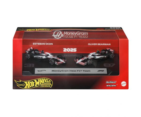 Hot Wheels F1 Kisautó 2-es Csomag - Haas: Ocon + Bearman - Mattel