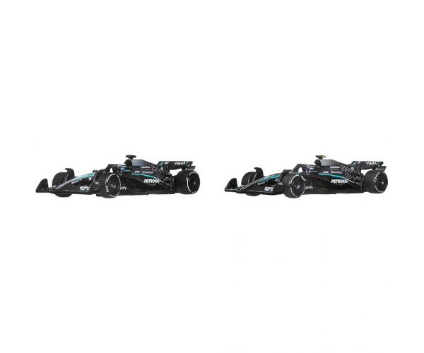 Hot Wheels F1 Kisautó 2-es Csomag - Mercedes: Antonelli + Russell - Mattel