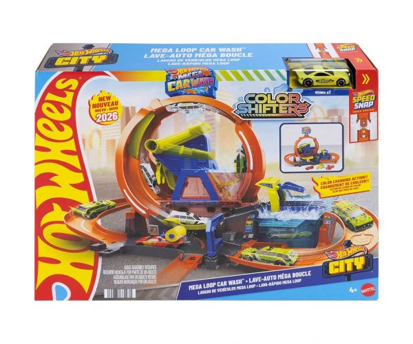 Hot Wheels: Mega Automosó játékszett - Mattel