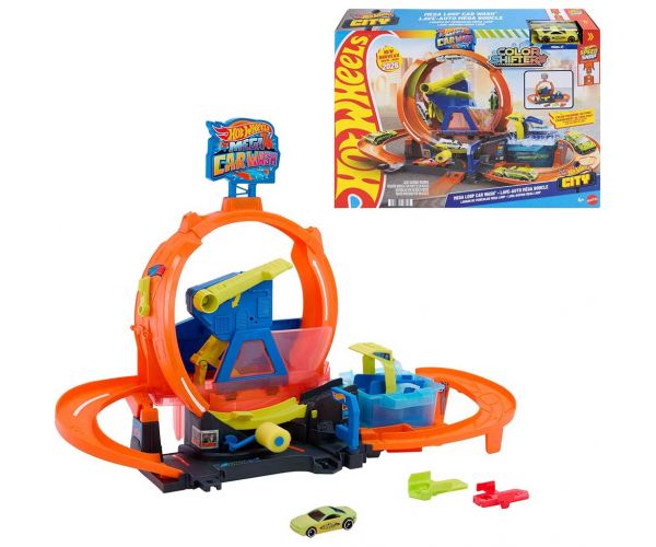 Hot Wheels: Mega Automosó játékszett - Mattel