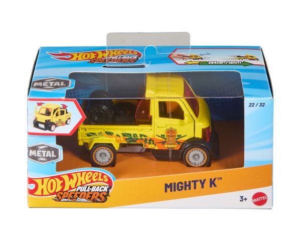 Hot Wheels: Mighty K felhúzható kisautó 1/43 - Mattel