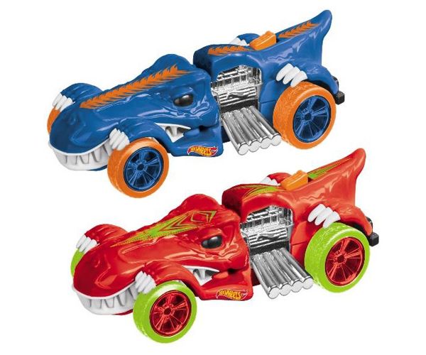 Hot Wheels - Mighty Speeders: T-Rextroyes kisautó fénnyel és hanggal 13cm
