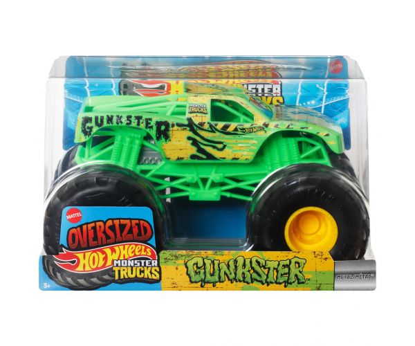 Hot Wheels Monster Trucks: Gunkster monster autó 1/24 – Mattel