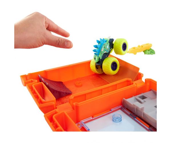 Hot Wheels Monster Trucks: Benzines kanna játékszett - Mattel