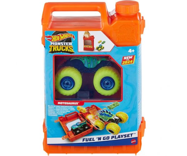 Hot Wheels Monster Trucks: Benzines kanna játékszett - Mattel