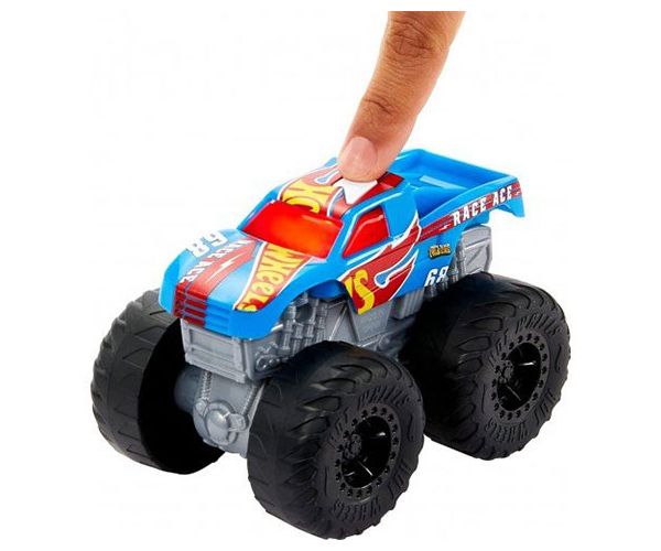 Hot Wheels Monster Trucks Race Ace járgány fényekkel és hangokkal