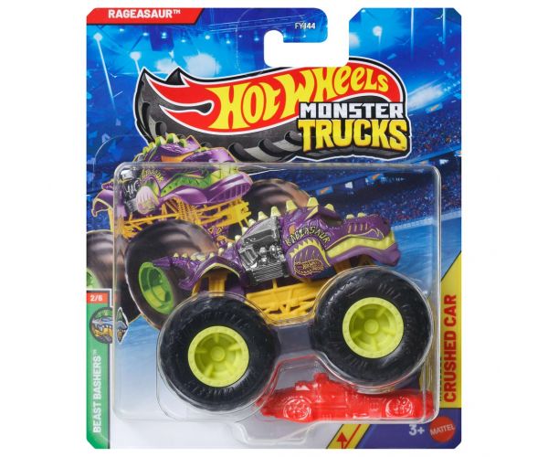 Hot Wheels Monster Trucks: Rageasaur monster kisautó 1/64 – Mattel