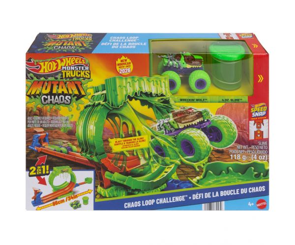 Hot Wheels Monster Trucks Slimehurok pályaszett – Mattel