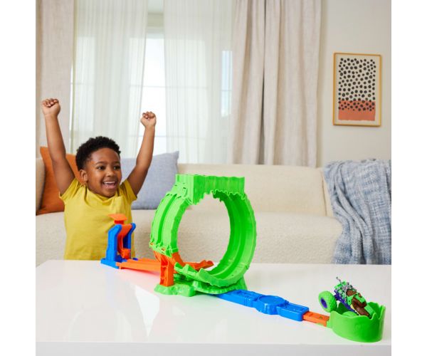 Hot Wheels Monster Trucks Slimehurok pályaszett – Mattel