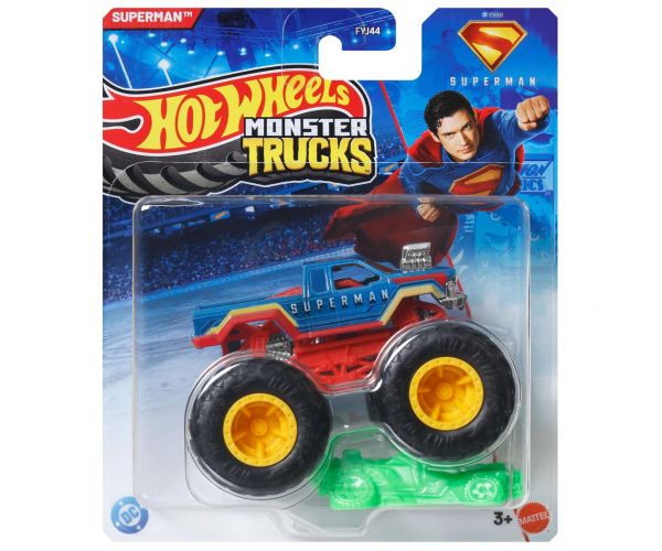 Hot Wheels Monster Trucks: Superman monster kisautó 1/64 – Mattel