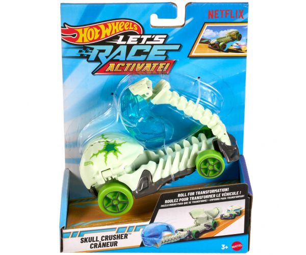 Hot Wheels: Let's Race Skull Crusher kisautó 1/32 - Mattel
