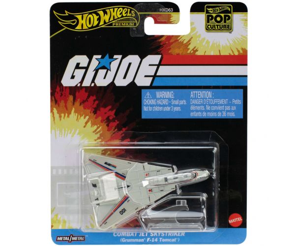 Hot Wheels: Pop Kultúra G.I. Joe Combat Jet Skystriker repülő 1/64 - Mattel