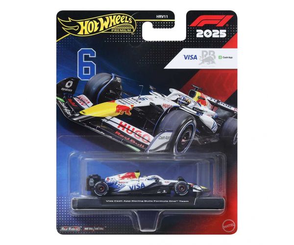 Hot Wheels Premium: Isack Hadjar Racing Bulls #6 Formula 1 kisautó 1/64 - Mattel