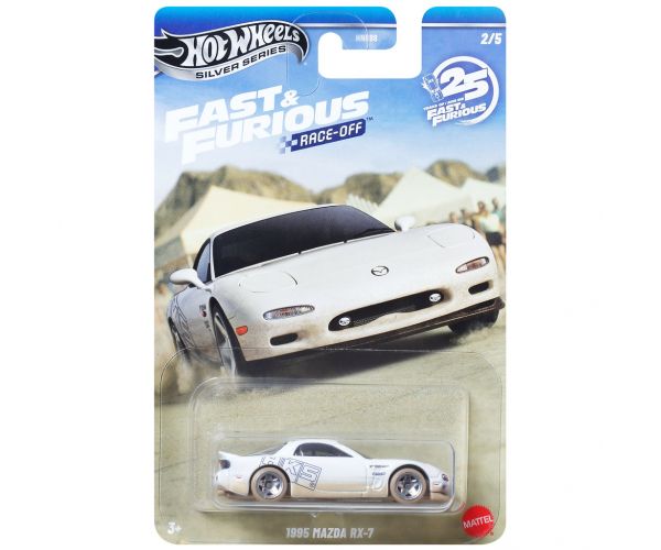 Hot Wheels Silver Series: Halálos iramban 1995 Mazda RX-7 kisautó 1/64 - Mattel