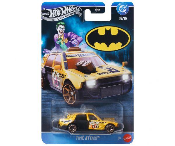 Hot Wheels Silver Series: Batman Time Attaxi kisautó 1/64 - Mattel