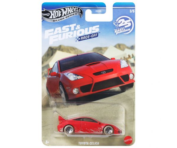 Hot Wheels Silver Series: Halálos iramban Toyota Celica kisautó 1/64 - Mattel