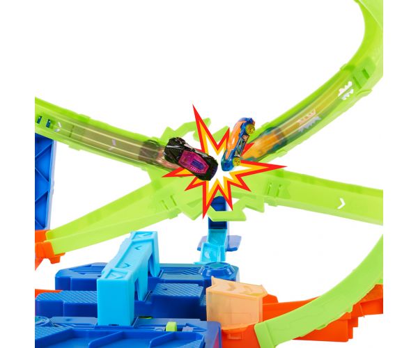 Hot Wheels Stunt Tracks Kanyarkavalkád autópálya szett - Mattel
