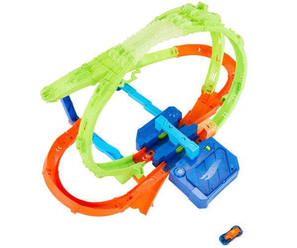 Hot Wheels Stunt Tracks Kanyarkavalkád autópálya szett - Mattel
